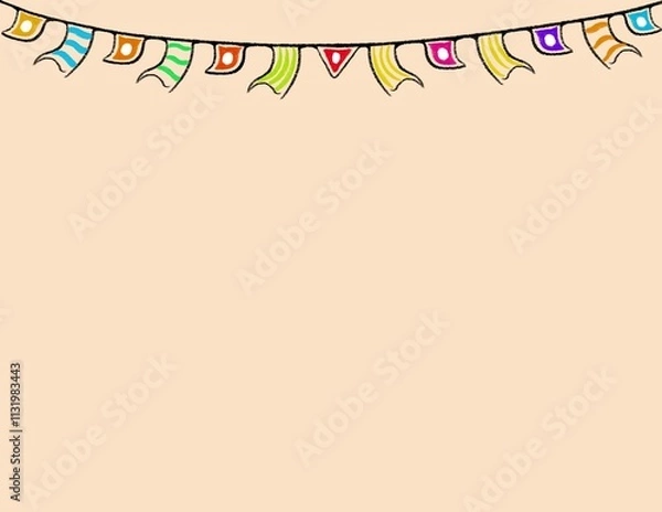 Obraz frame with flowers