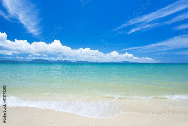 Obraz 沖縄のビーチ・屋部の浜
