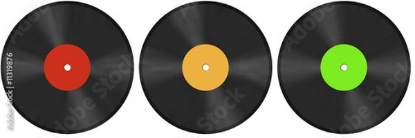 Obraz vinyl discs