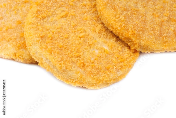 Fototapeta fish burgers isolated on white