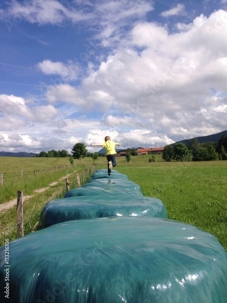 Fototapeta Kind hat Spaß