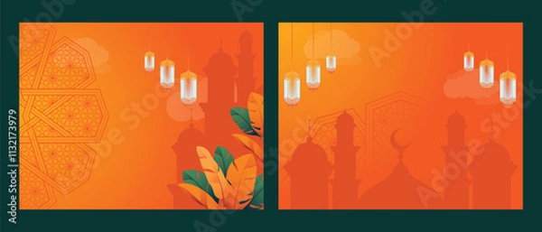 Obraz islamic ramadan kareem background vector illustration