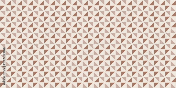Obraz Abstract geometric tile pattern. Creative modern illustration. Seamless  contemporary style pavement texture in vector. Art deco pattern for digital and print backdrop. Chocolate Mousse 003