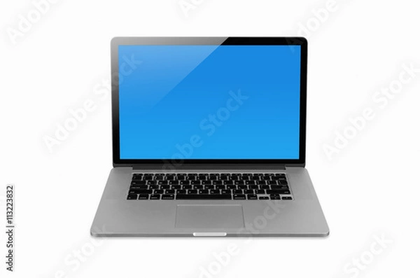 Obraz laptop isolated.