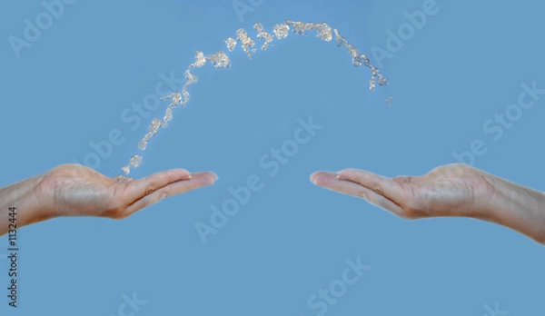 Obraz springendes wasser