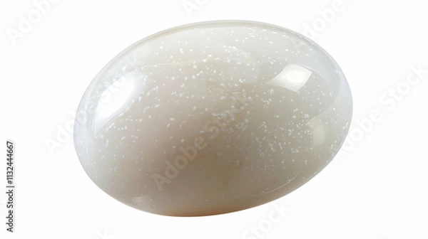 Obraz Creamy White Speckled Sphere 3D Render