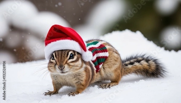 Obraz cat in the snow