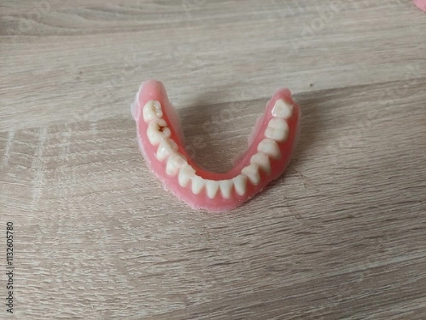 Obraz Artificial jaw on the table
