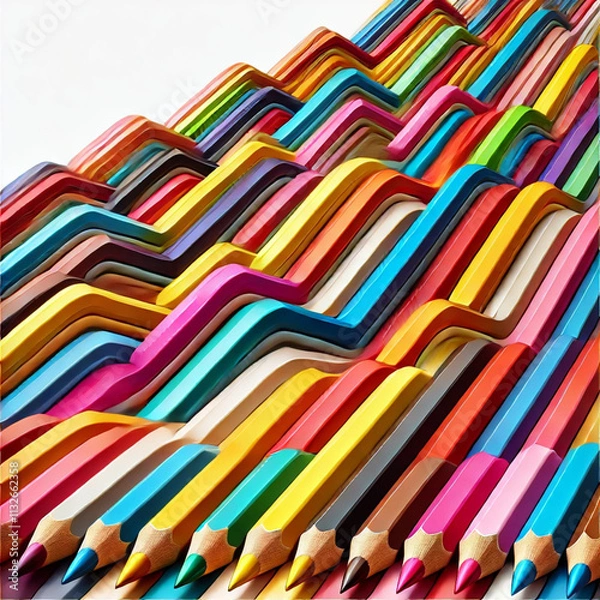 Fototapeta colored pencil