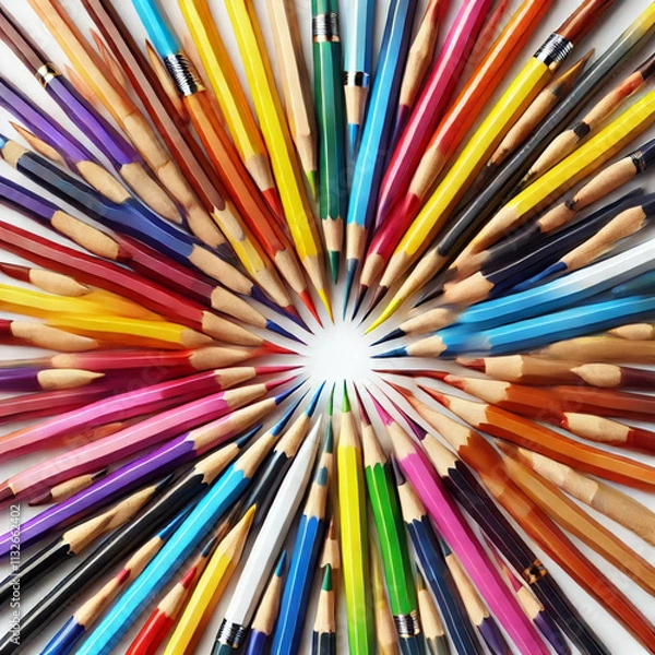 Fototapeta colored pencil