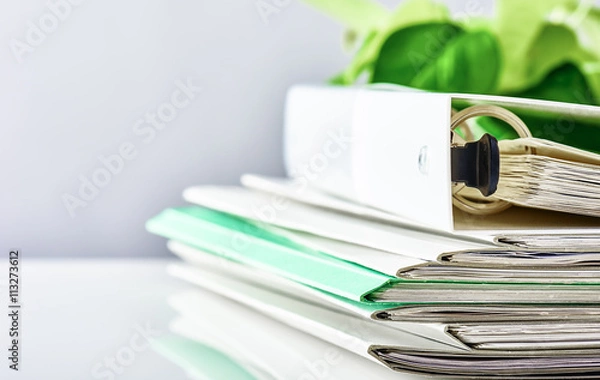 Obraz Pliki. Stos dokumentów