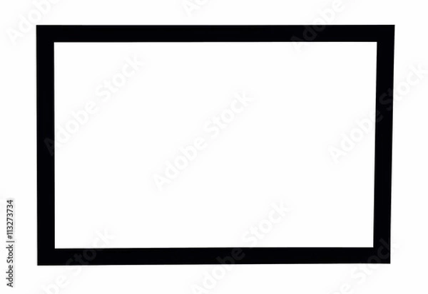 Fototapeta Empty frame on white background