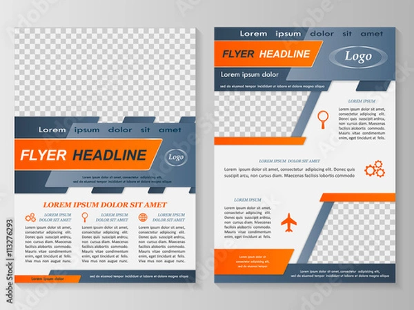 Obraz Business brochure or cover