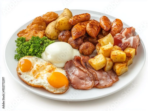 Obraz bacon and eggs