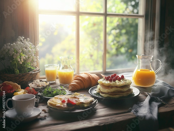 Obraz breakfast on the table