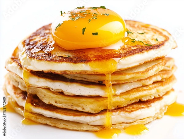 Obraz stack of pancakes with syrup