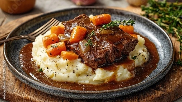 Obraz hutspot dutch mashed potatoes