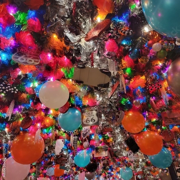 Obraz christmas tree decorations