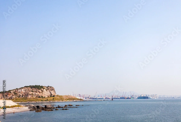 Obraz winter landscape with snow covered bridge
