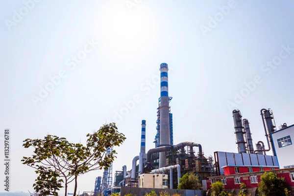 Obraz oil refinery plant