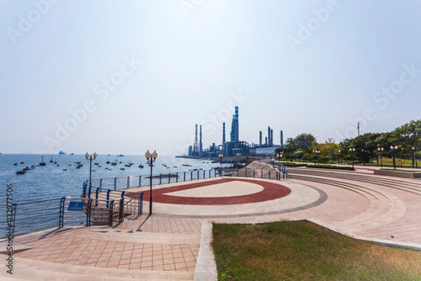Fototapeta view of the city of moscow russia
