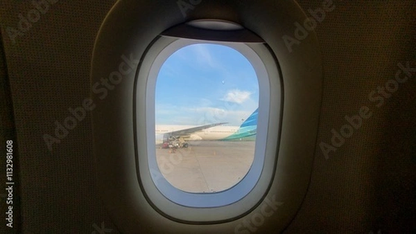 Obraz 飛行機からの景色