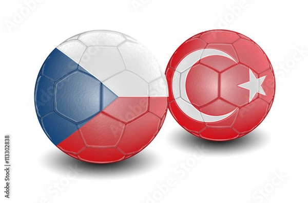 Obraz Czech Republic vs Turkey