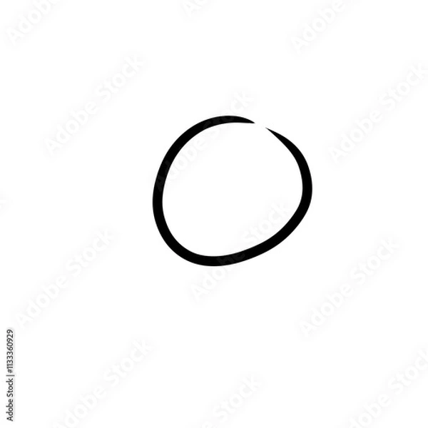 Obraz Hand Drawn Circle Line