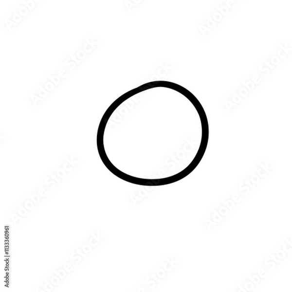 Obraz Hand Drawn Circle Line
