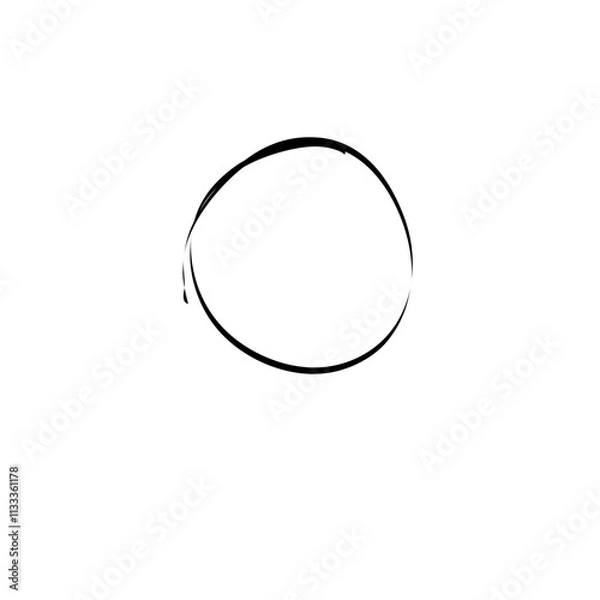 Obraz Hand Drawn Circle Line