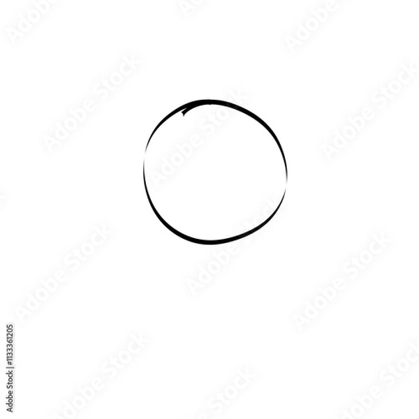 Obraz Hand Drawn Circle Line