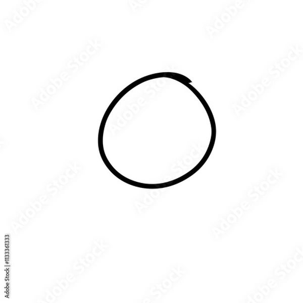 Obraz Hand Drawn Circle Line