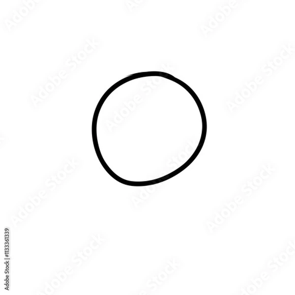 Obraz Hand Drawn Circle Line