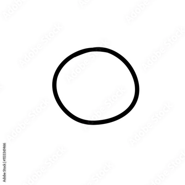 Obraz Hand Drawn Circle Line