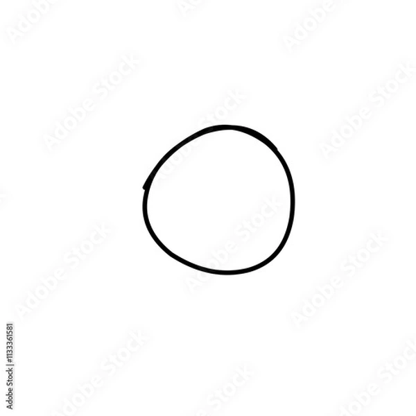 Obraz Hand Drawn Circle Line
