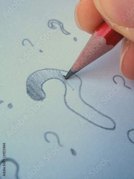 Obraz znaki zapytania