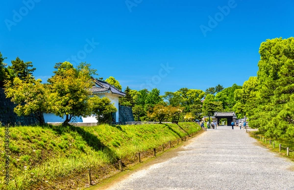 Fototapeta Grounds of Nijo Castle in Kyoto