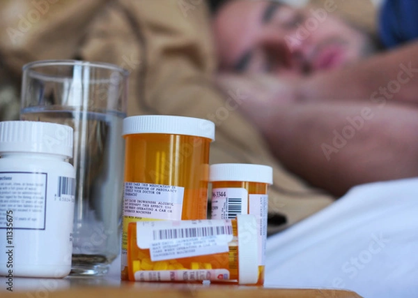 Obraz Sick In Bed