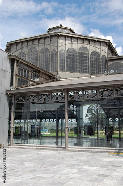 Fototapeta Metal and glass structure