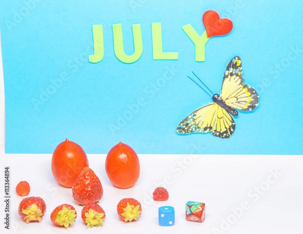 Fototapeta The month of July