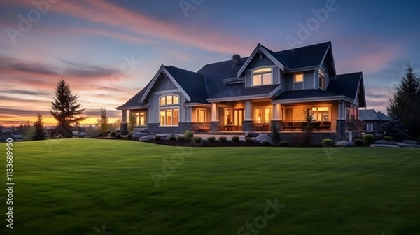 Obraz Newly Built Beautiful House