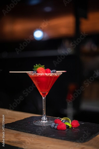Fototapeta Red Martini