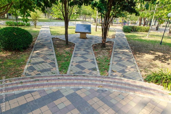 Obraz walkway design
