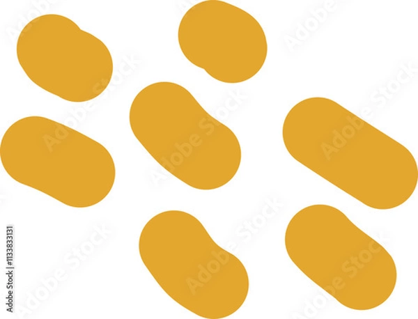 Fototapeta Abstract Dots Boho Element 