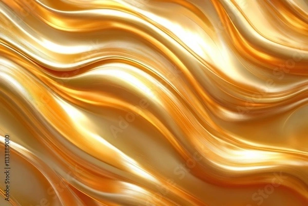 Fototapeta smooth golden waves background for elegant designs