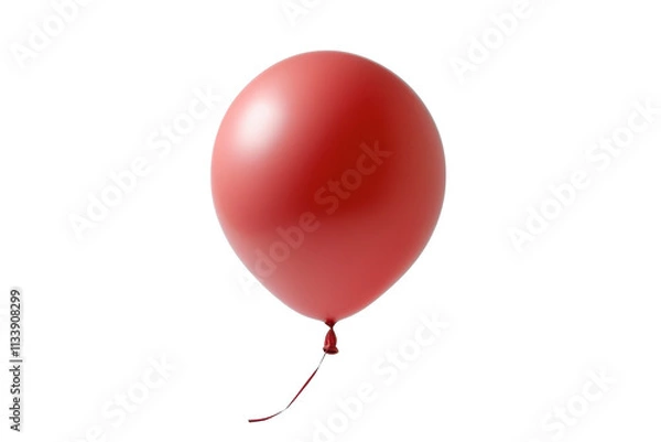 Fototapeta Brightly Colored Hydrogen Balloons Floating in the Air with isolated on transparent background
