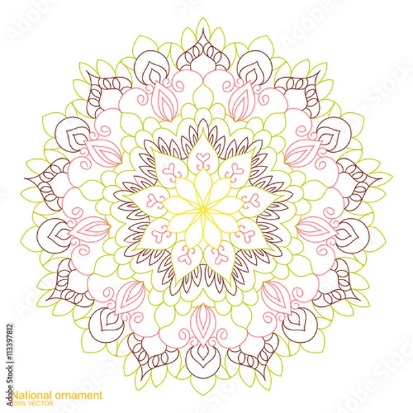 Obraz National Circular Ornament