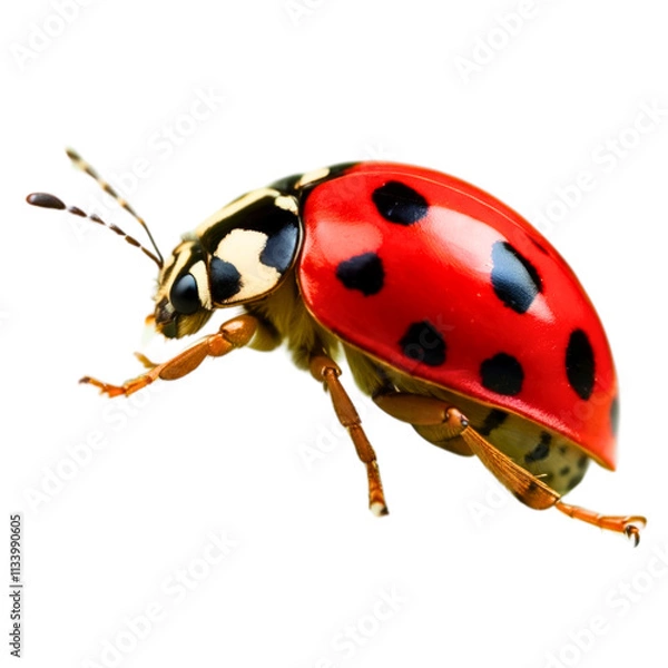 Fototapeta Colorful Ladybug on the Move
