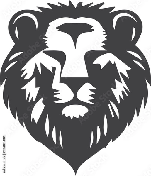 Obraz lion head vector
