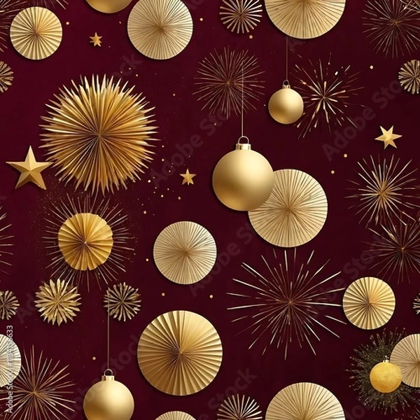 Obraz christmas pattern